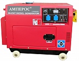 Дизельный генератор АМПЕРОС LDG6000S С предпусковым подогревом